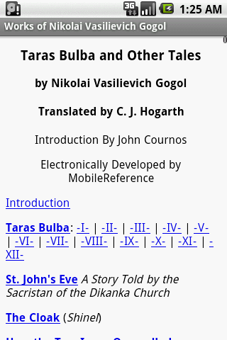 works of nikolai gogol